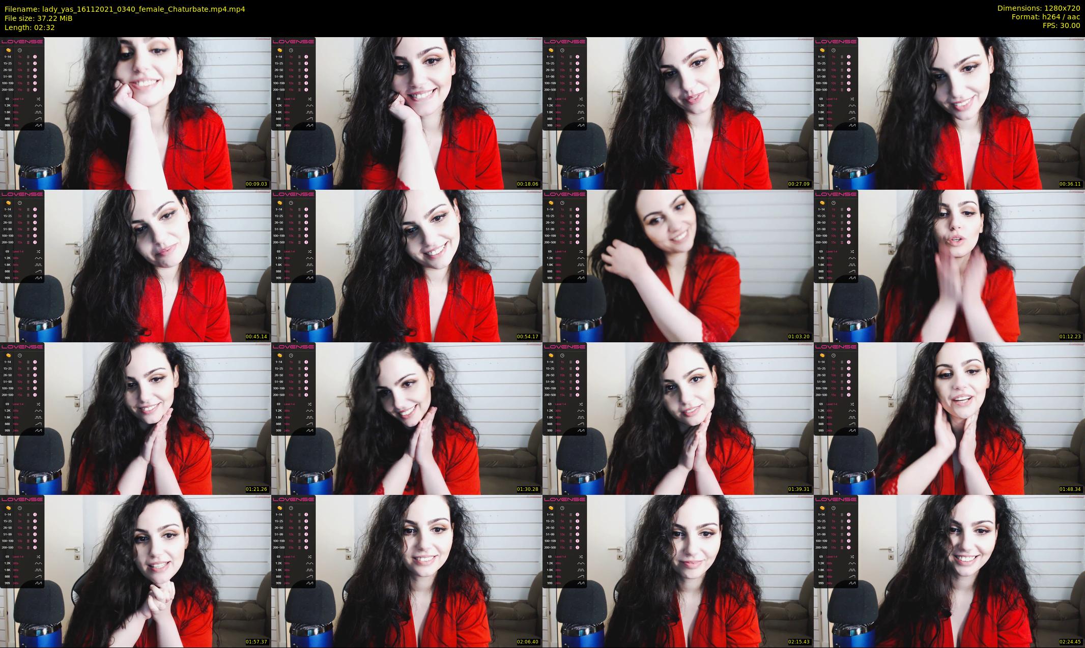 lady_yas — 3 minute Chaturbate female cam show recording, 720p, Nov 16, 2021