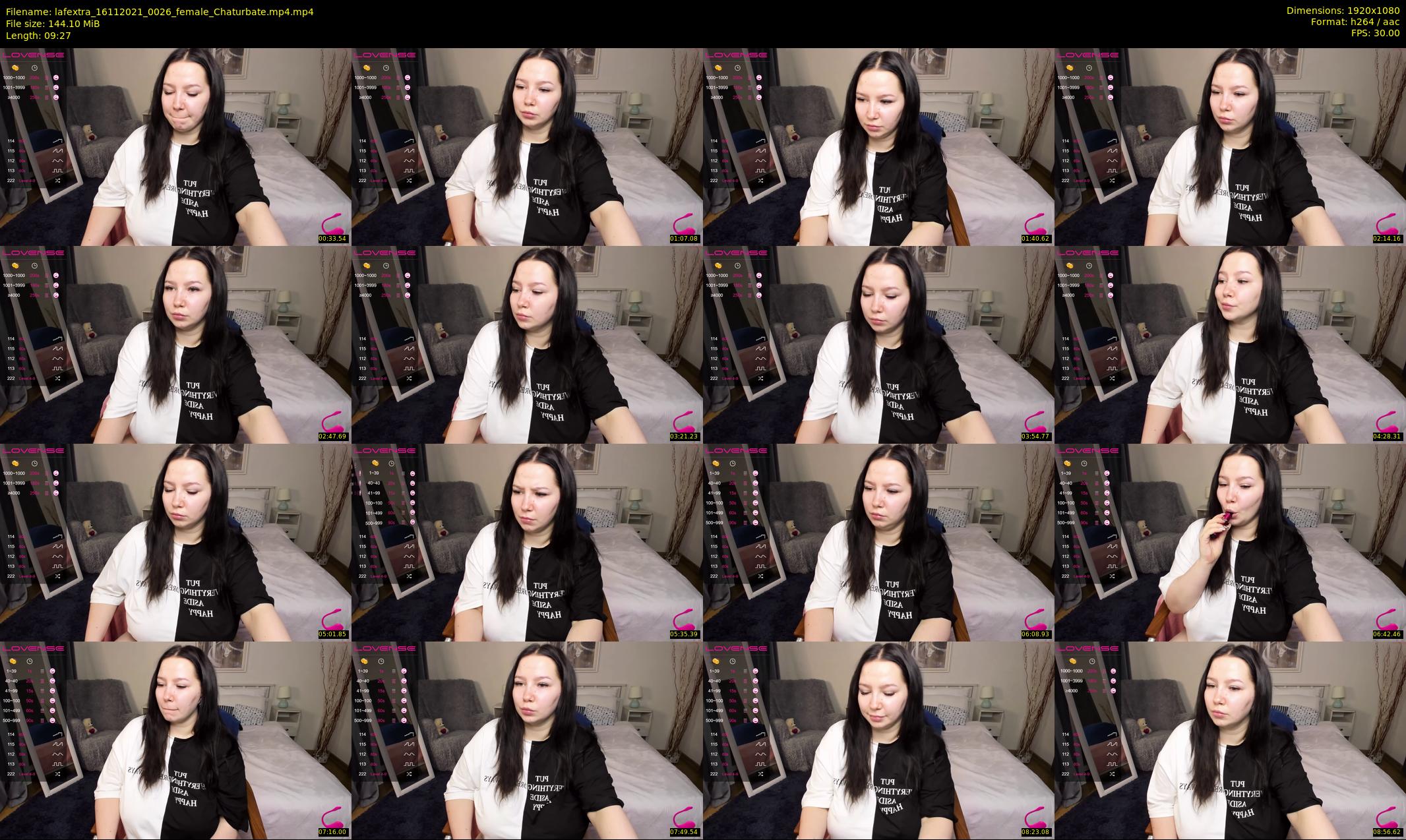 lafextra — 10 minute Chaturbate female cam show recording, 1080p, Nov 16, 2021