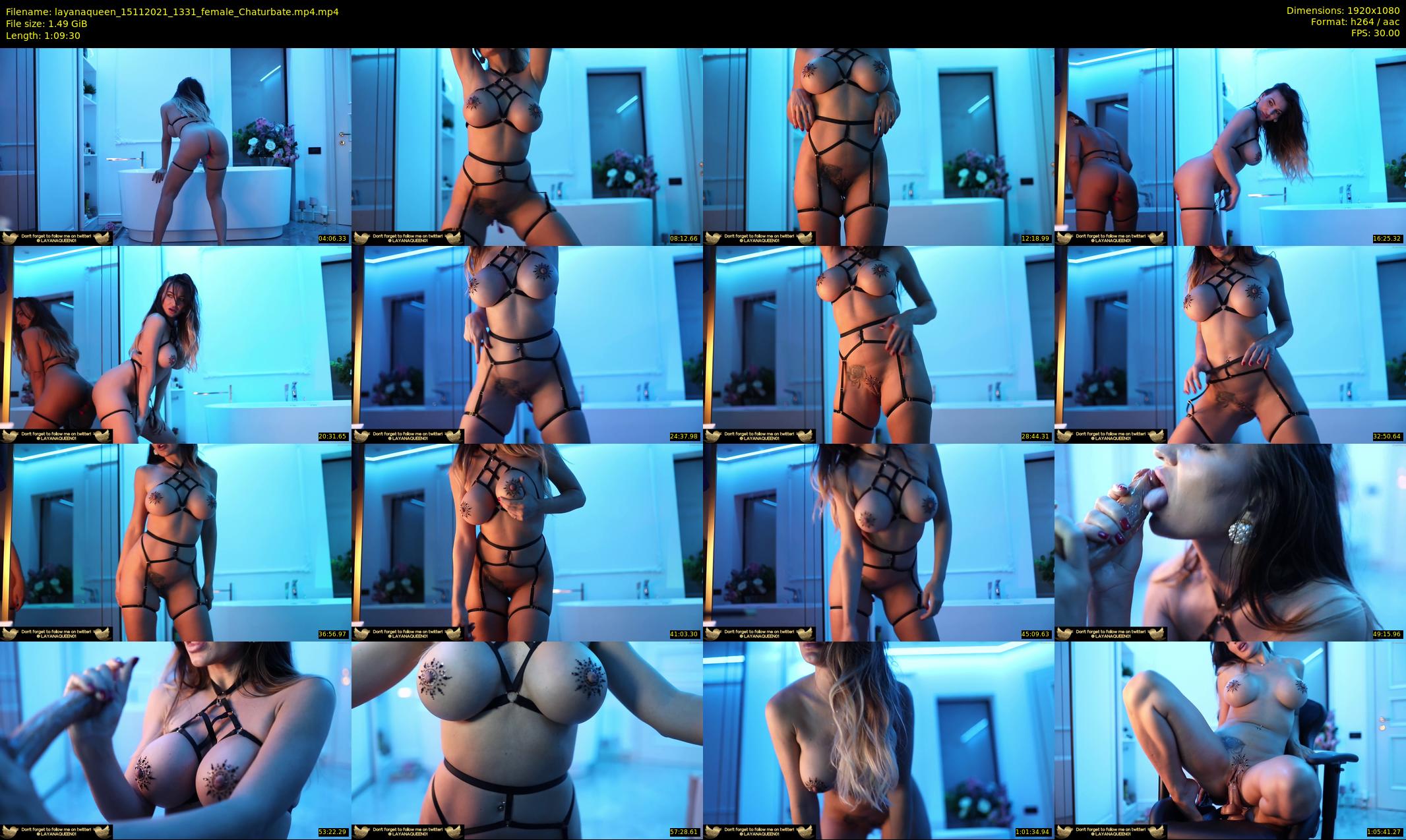 layanaqueen — 70 minute Chaturbate female cam show recording, 1080p, Nov 15, 2021