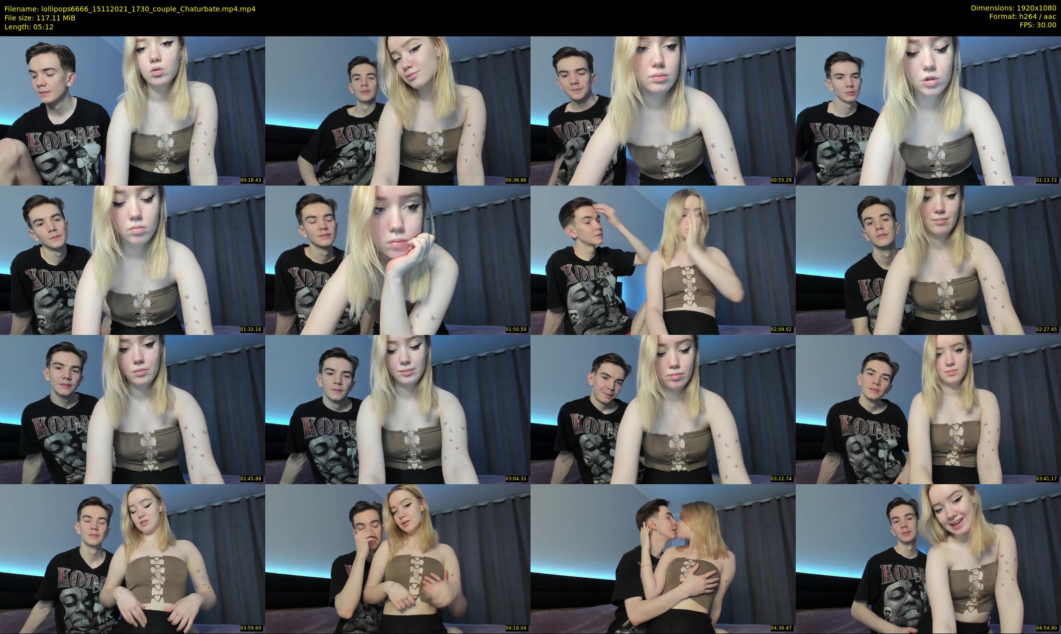 lollipops6666 — 6 minute Chaturbate couple cam show recording, 1080p, Nov 15, 2021