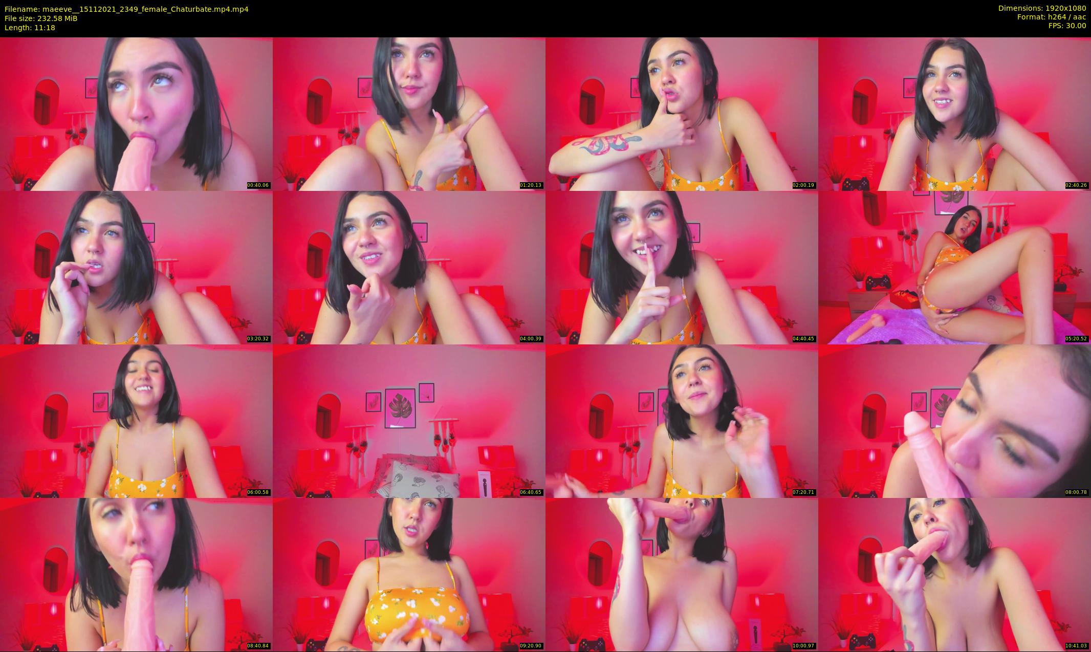 maeeve_ — 12 minute Chaturbate female cam show recording, 1080p, Nov 15, 2021