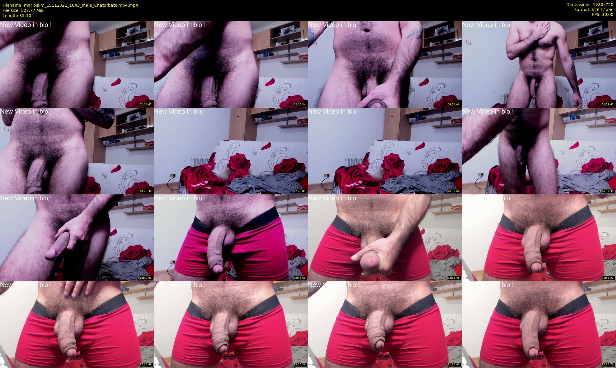marioslim — 36 minute Chaturbate male cam show recording, 720p, Nov 15, 2021
