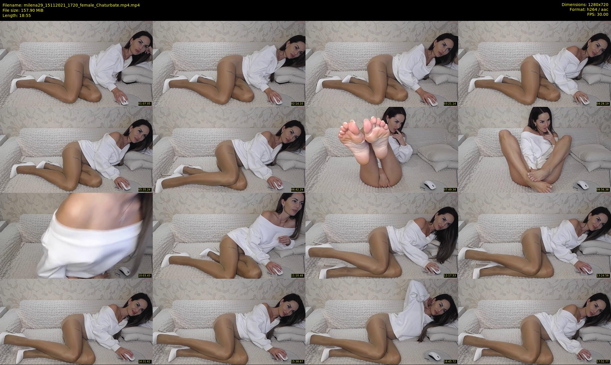 milena29 — 19 minute Chaturbate female cam show recording, 720p, Nov 15, 2021