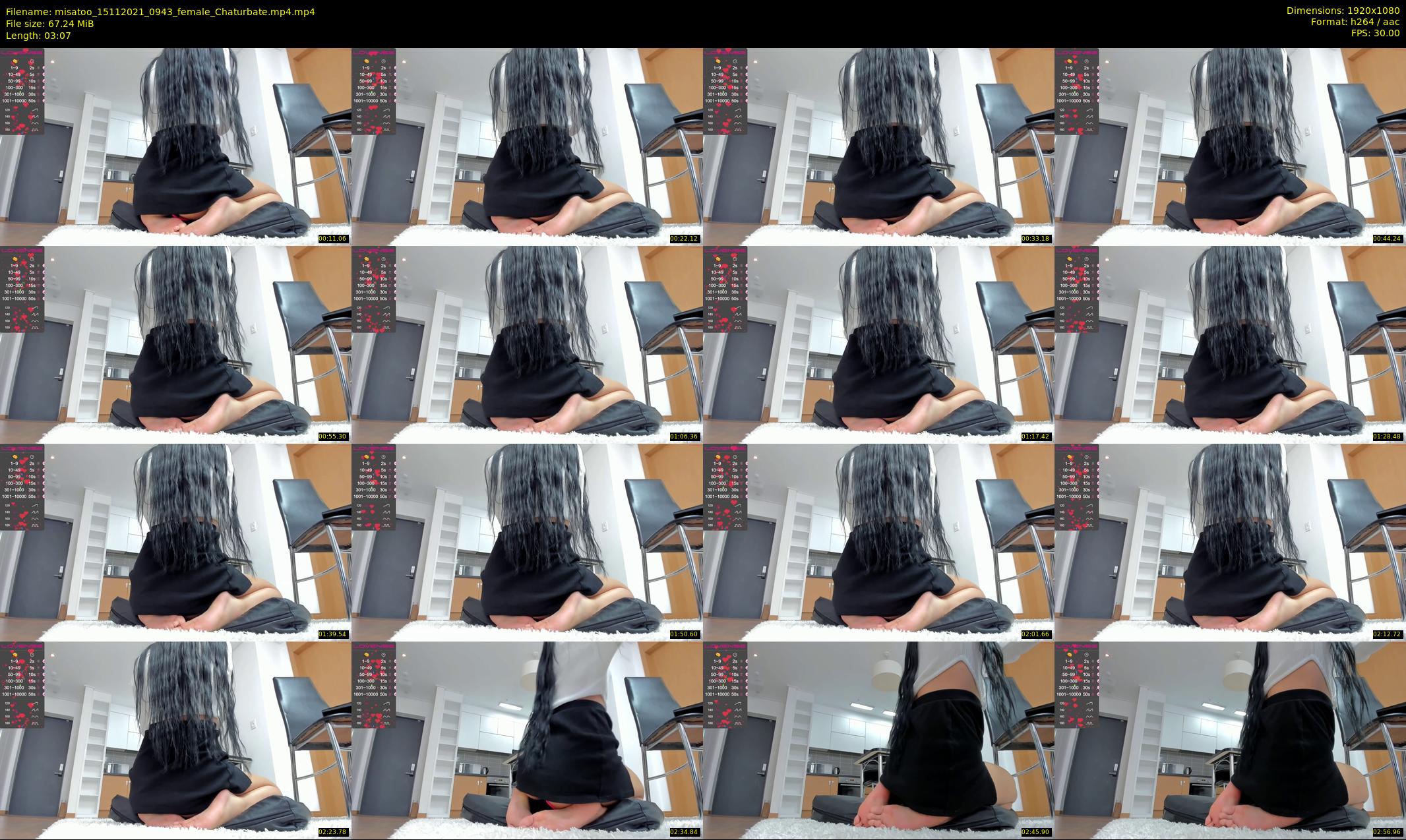 misatoo — 4 minute Chaturbate female cam show recording, 1080p, Nov 15, 2021