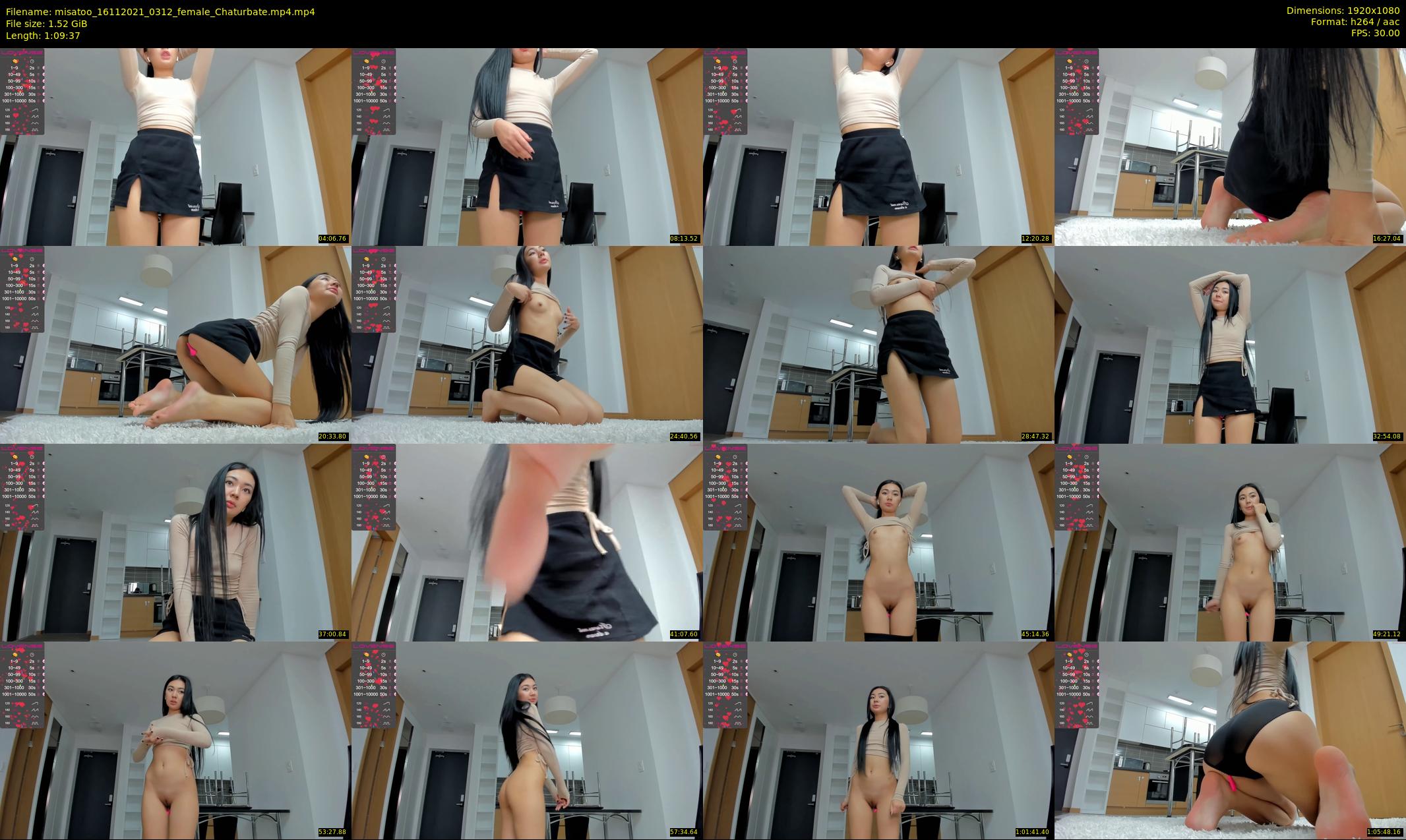 misatoo — 70 minute Chaturbate female cam show recording, 1080p, Nov 16, 2021