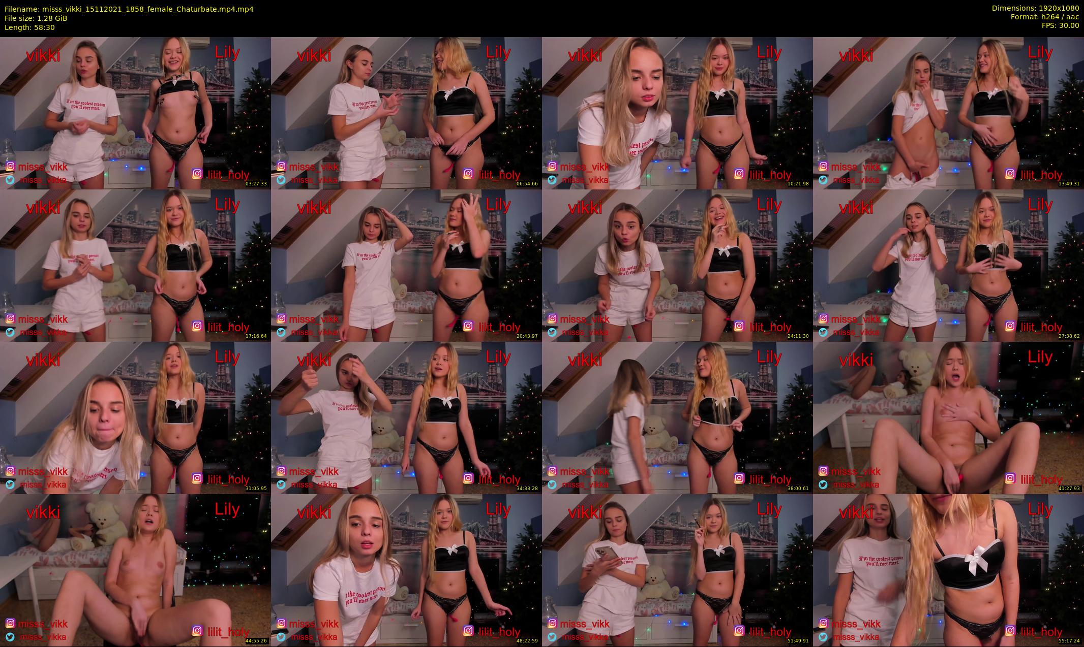 misss_vikki — 59 minute Chaturbate female cam show recording, 1080p, Nov 15, 2021