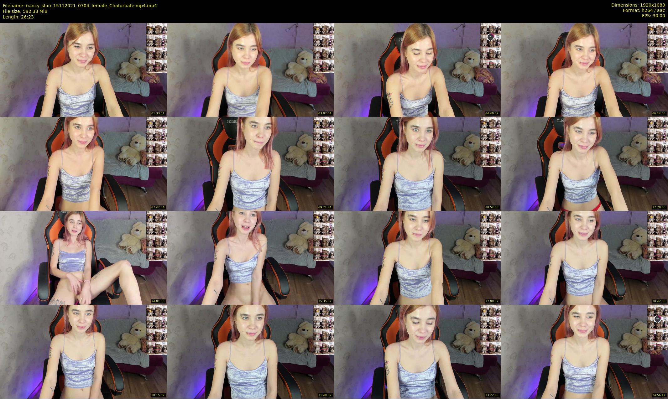 nancy_ston — 27 minute Chaturbate female cam show recording, 1080p, Nov 15, 2021