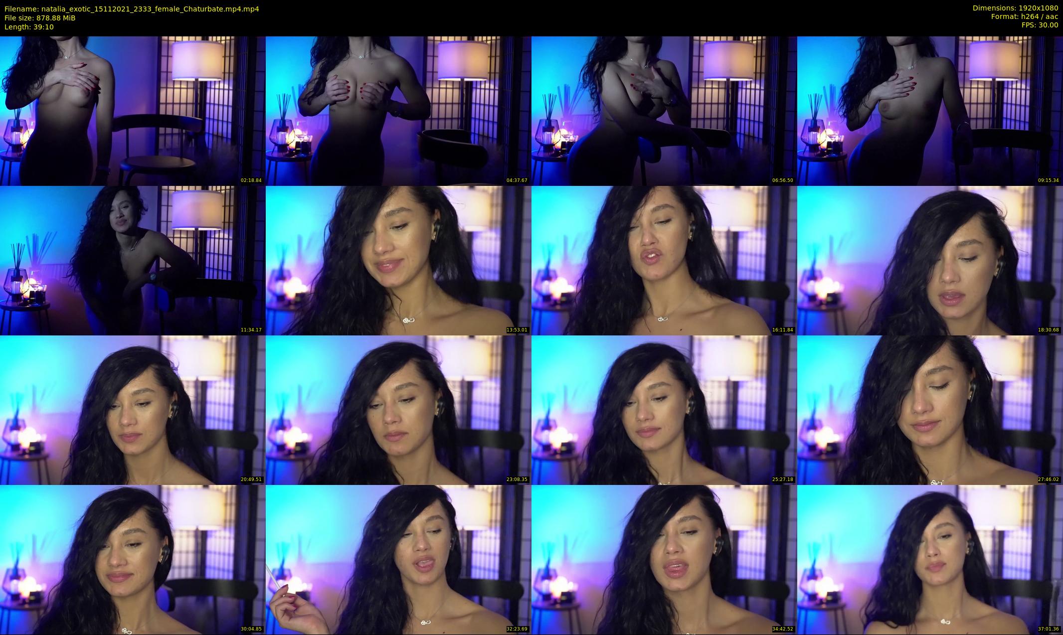 natalia_exotic — 40 minute Chaturbate female cam show recording, 1080p, Nov 15, 2021