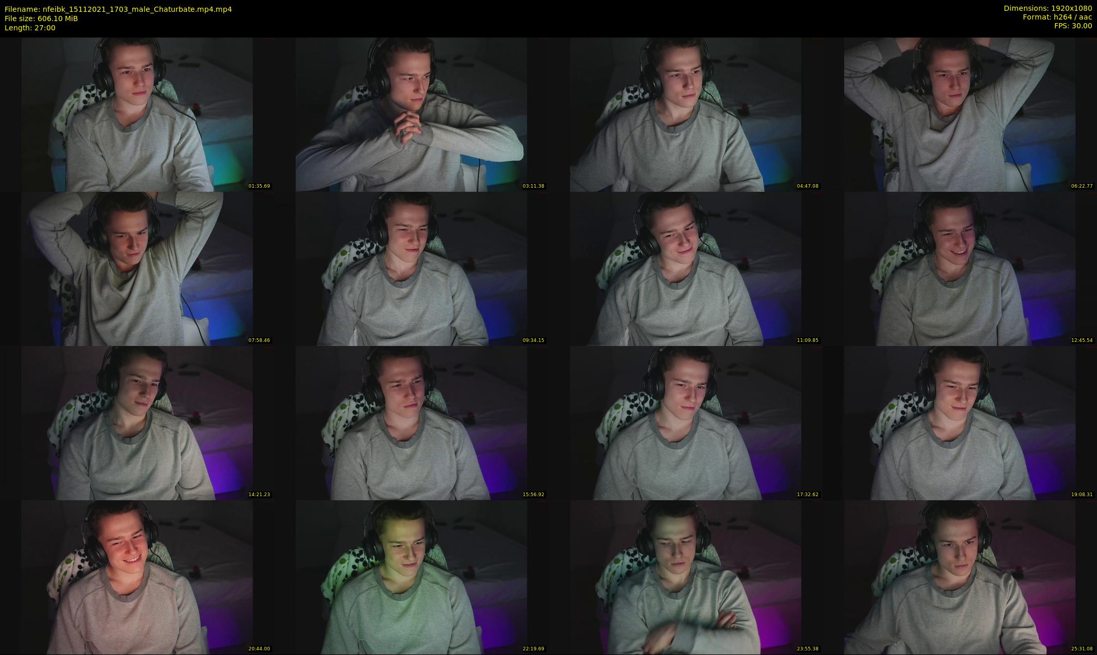 nfeibk — 27 minute Chaturbate male cam show recording, 1080p, Nov 15, 2021