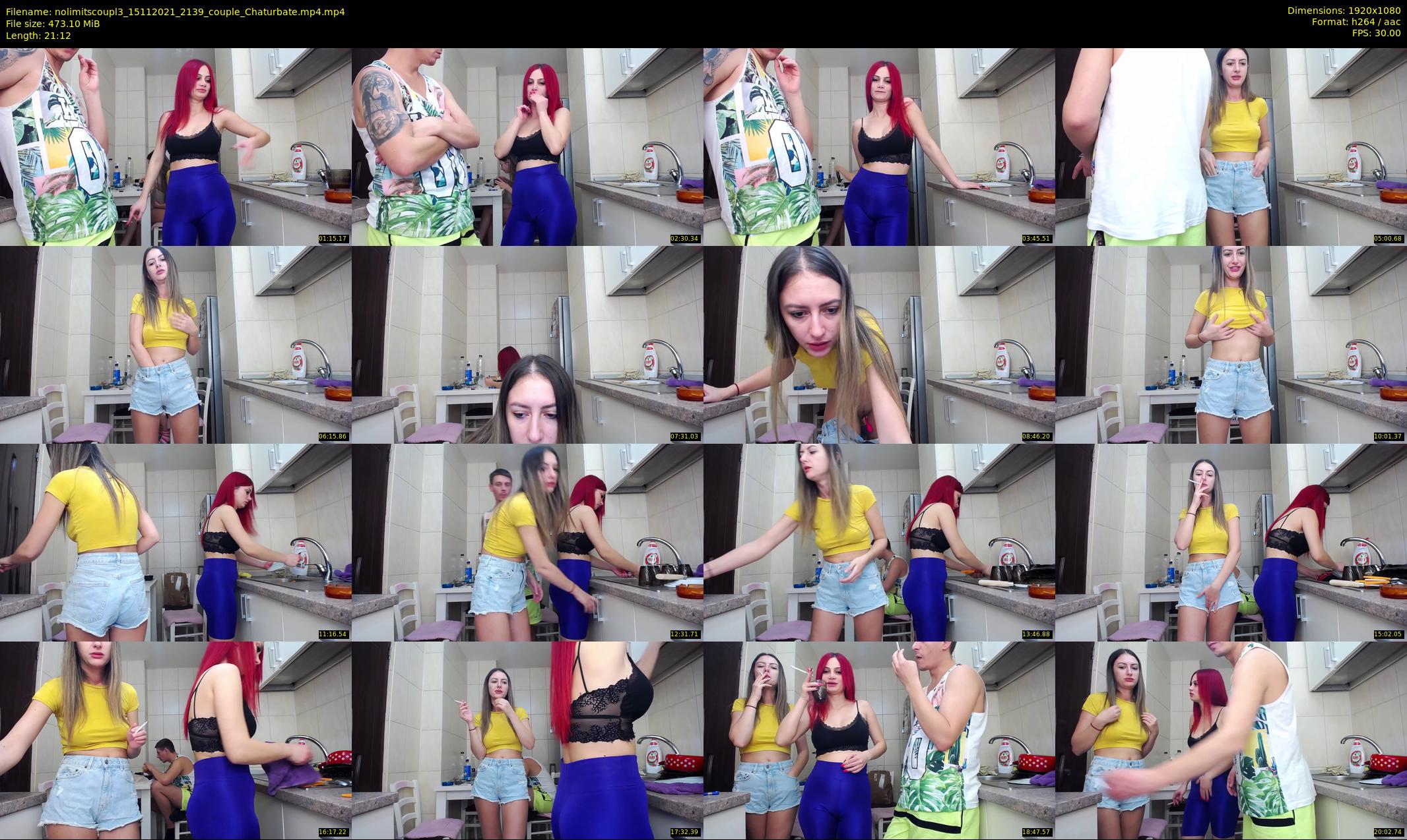 nolimitscoupl3 — 22 minute Chaturbate couple cam show recording, 1080p, Nov 15, 2021