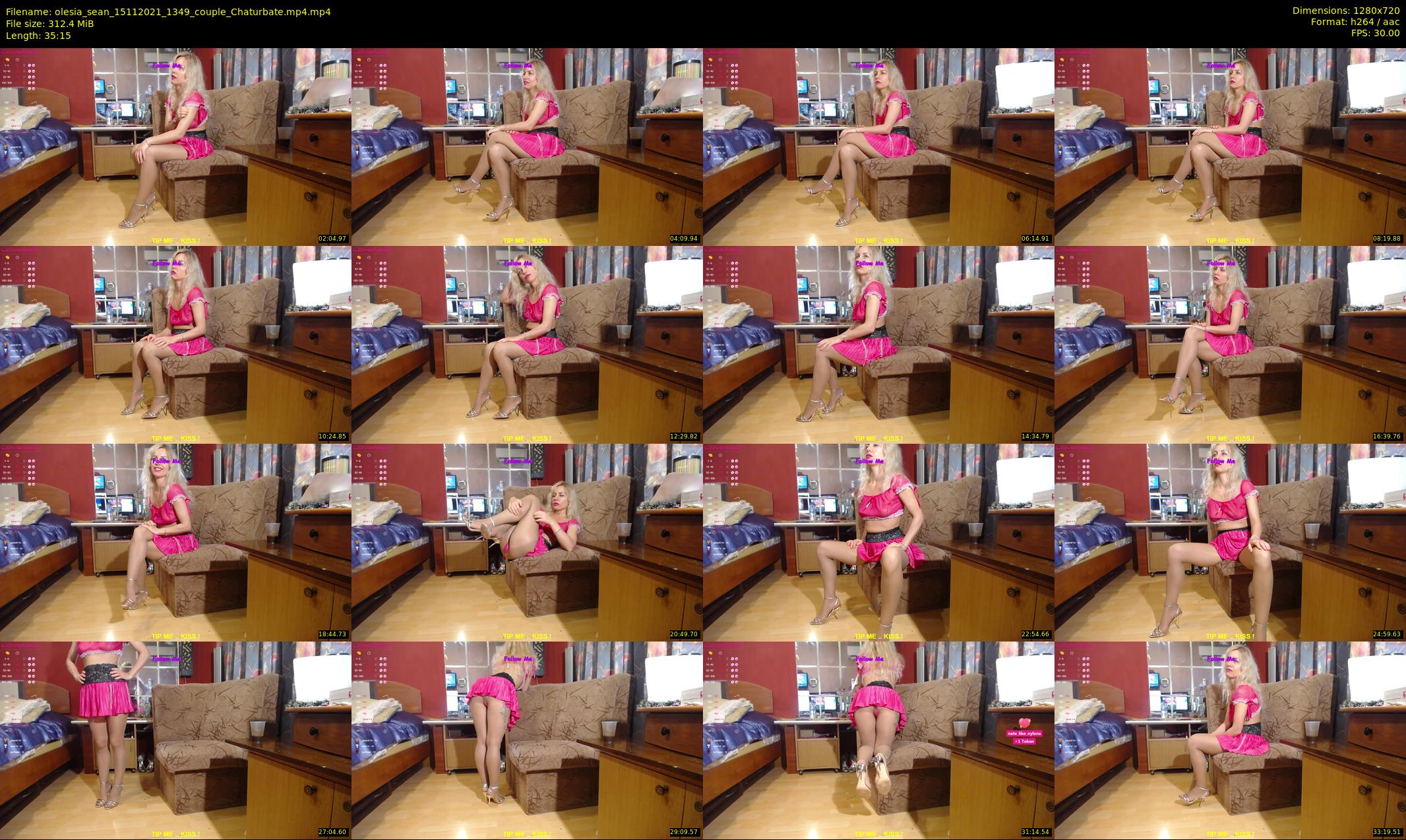 olesia_sean — 36 minute Chaturbate couple cam show recording, 720p, Nov 15, 2021