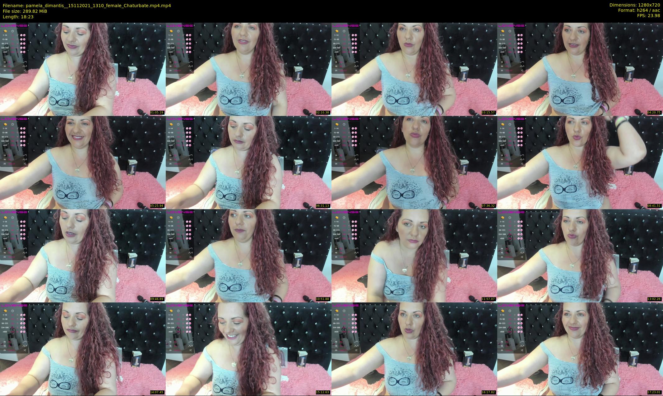 pamela_dimantis_ — 19 minute Chaturbate female cam show recording, 720p, Nov 15, 2021