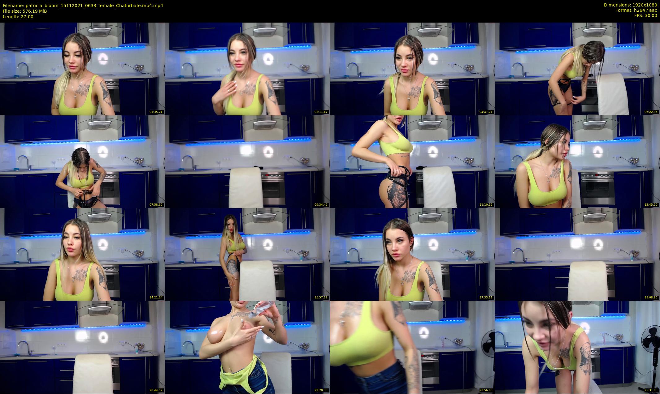 patricia_bloom — 27 minute Chaturbate female cam show recording, 1080p, Nov 15, 2021