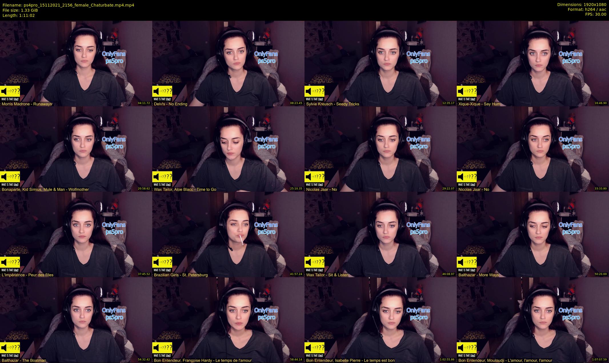 ps4pro — 72 minute Chaturbate female cam show recording, 1080p, Nov 15, 2021