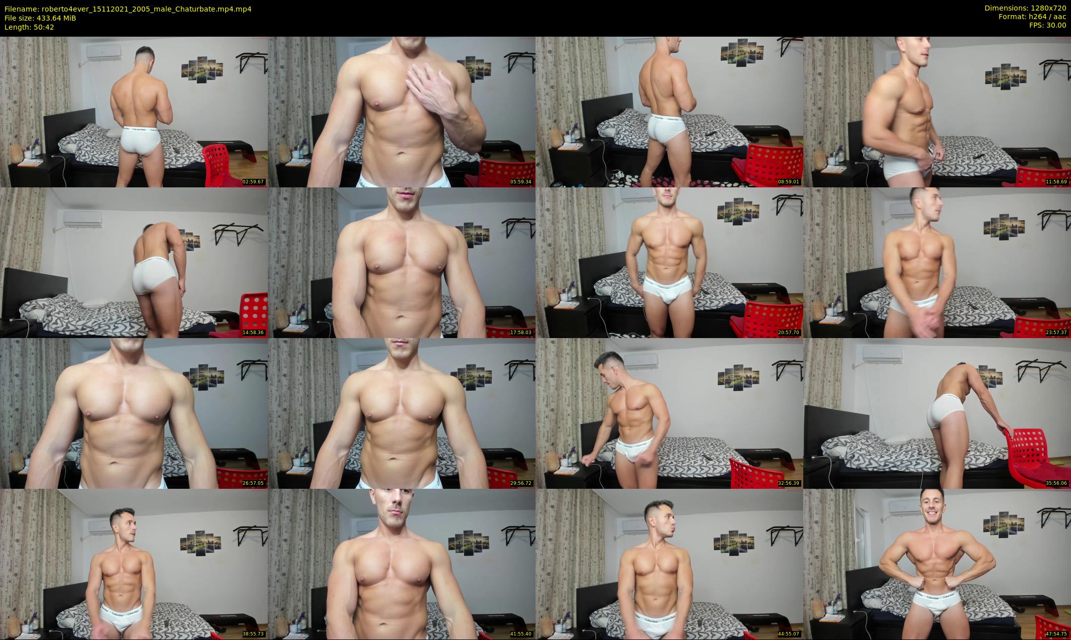 roberto4ever — 51 minute Chaturbate male cam show recording, 720p, Nov 15, 2021
