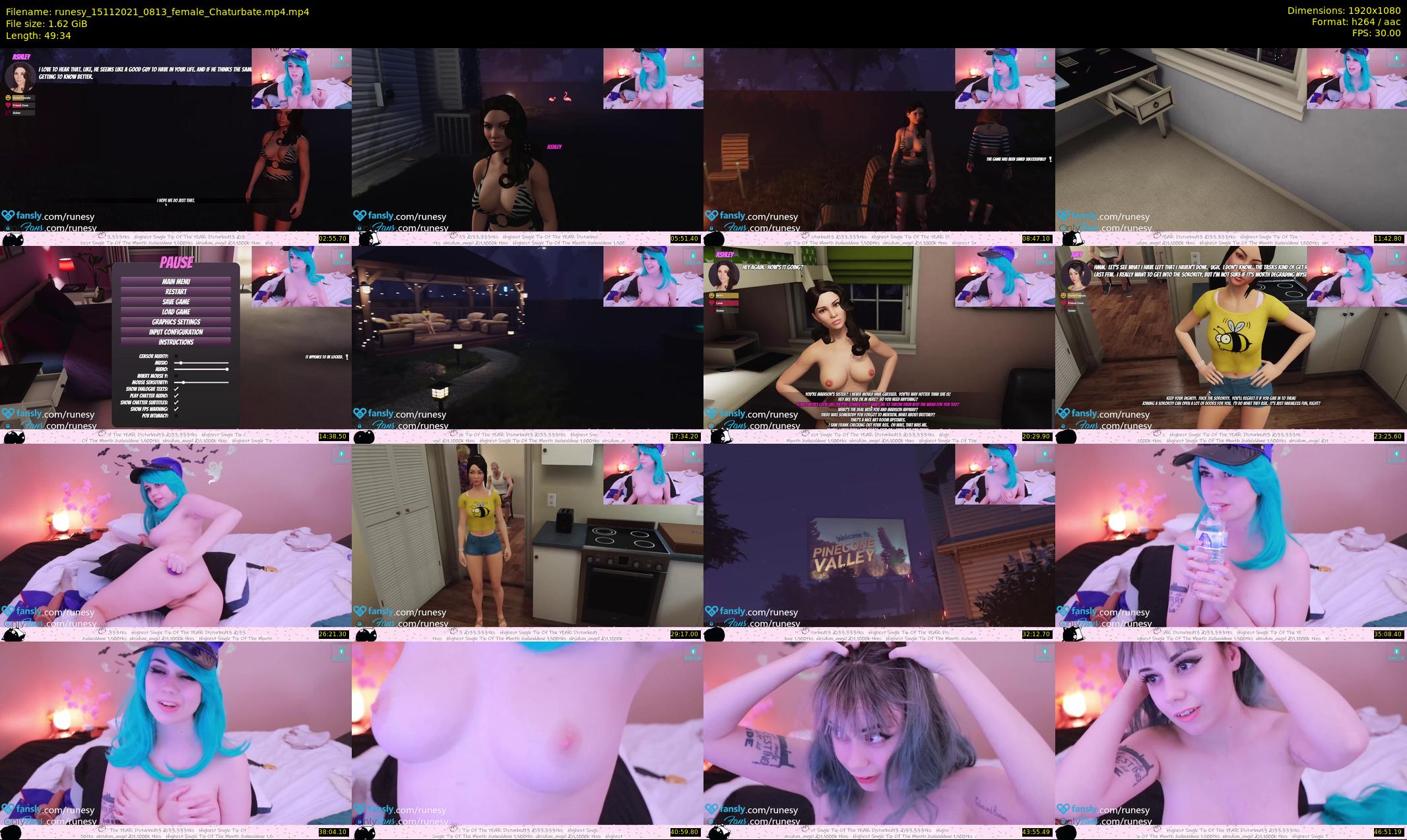 runesy — 50 minute Chaturbate female cam show recording, 1080p, Nov 15, 2021