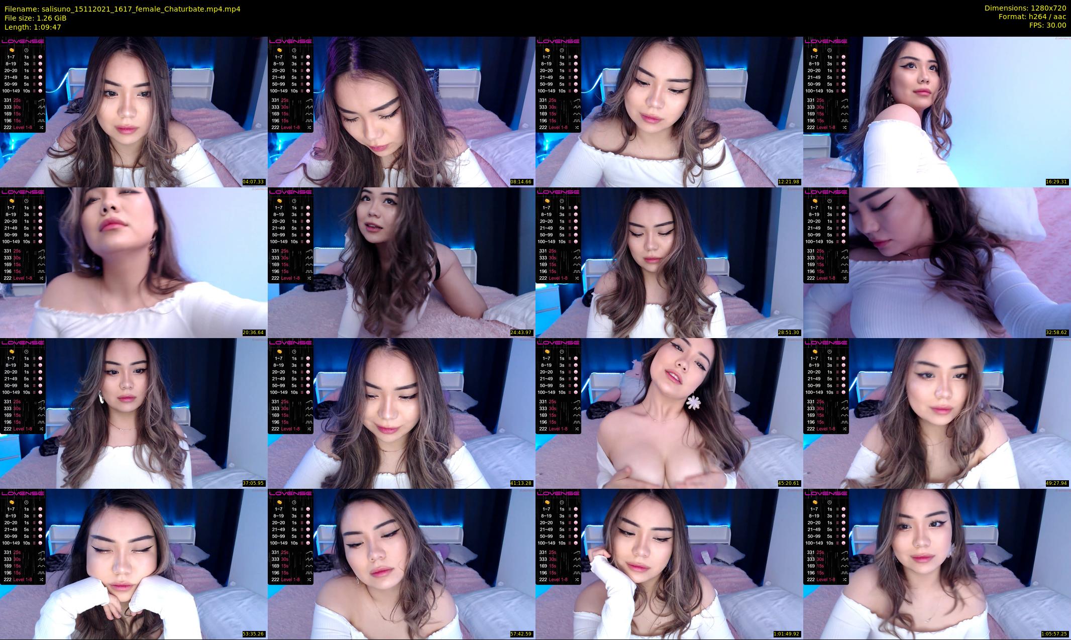 salisuno — 70 minute Chaturbate female cam show recording, 720p, Nov 15, 2021