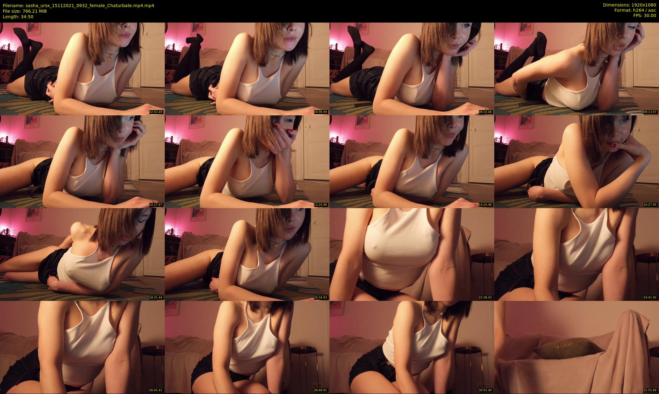 sasha_ursx — 35 minute Chaturbate female cam show recording, 1080p, Nov 15, 2021