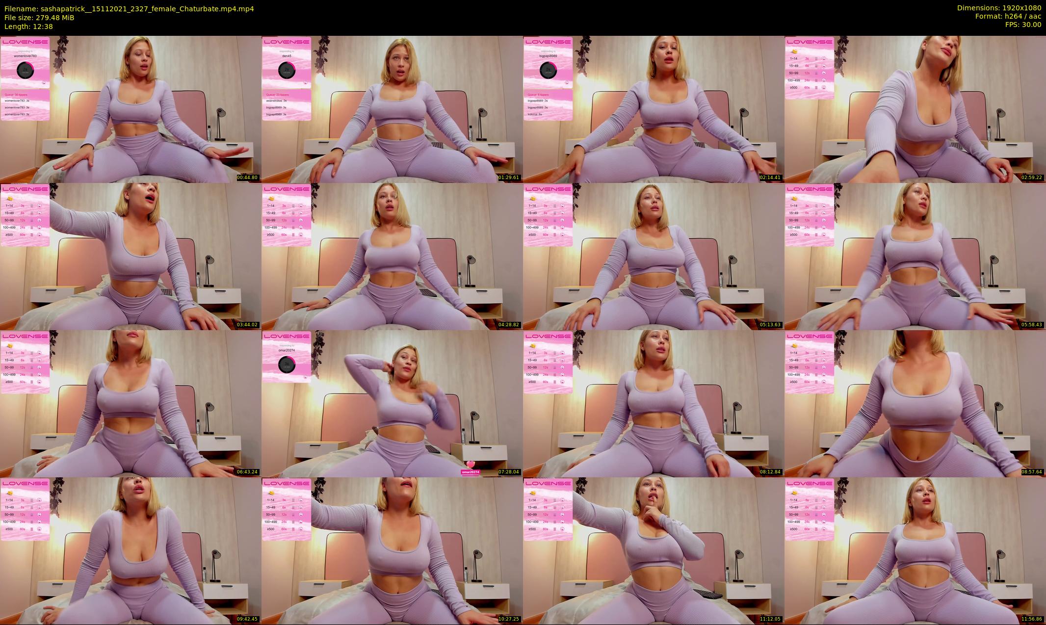 sashapatrick_ — 13 minute Chaturbate female cam show recording, 1080p, Nov 15, 2021