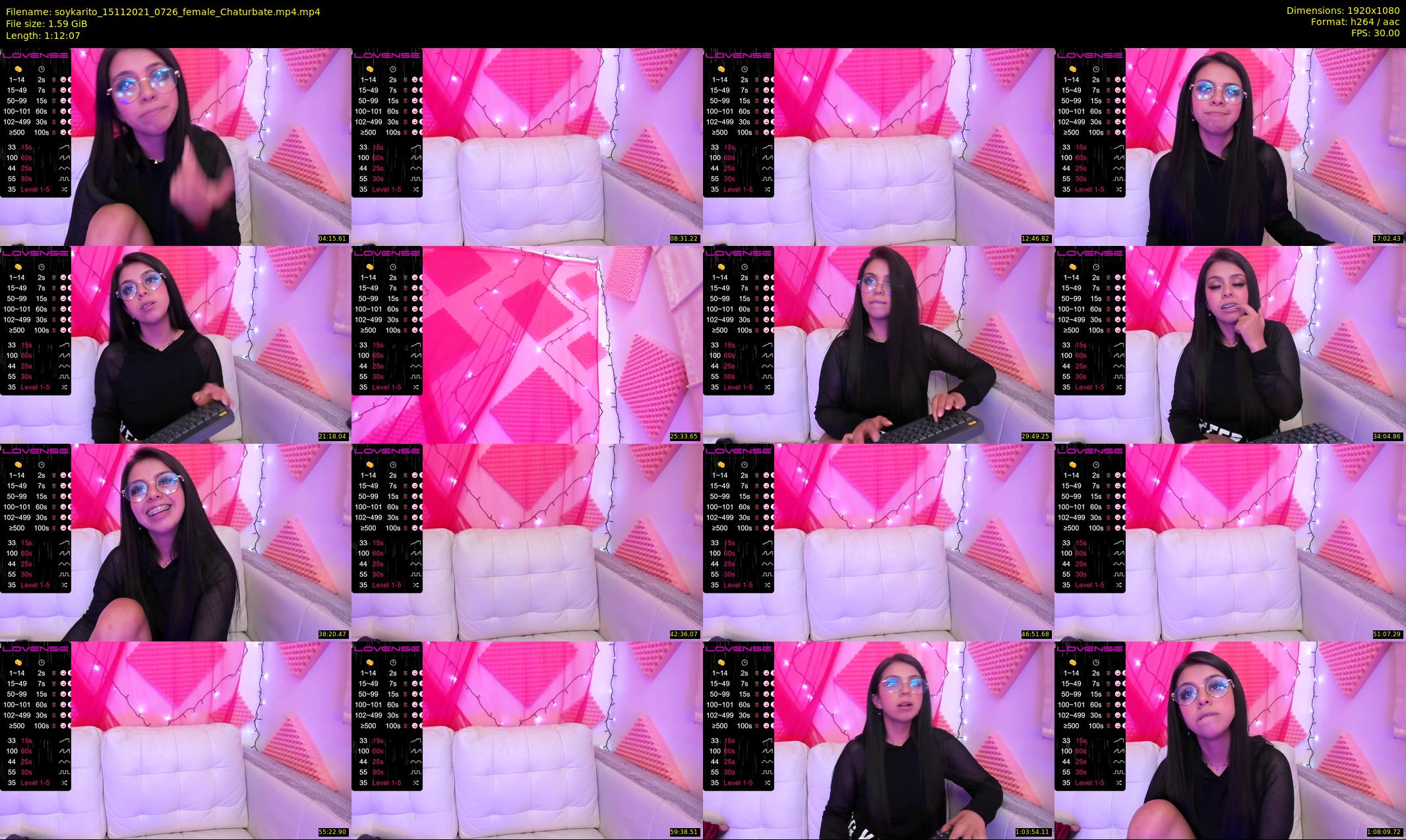 soykarito — 73 minute Chaturbate female cam show recording, 1080p, Nov 15, 2021