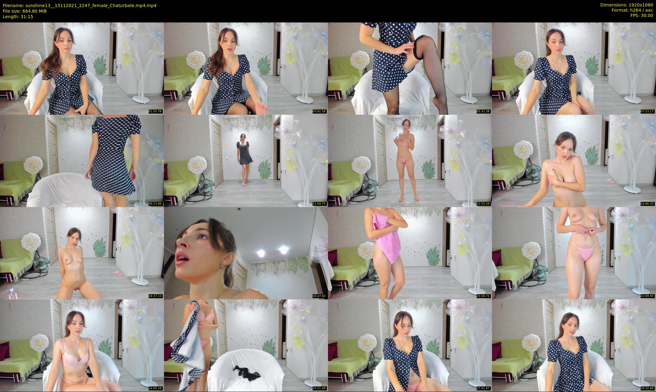 sunshine13_ — 32 minute Chaturbate female cam show recording, 1080p, Nov 15, 2021
