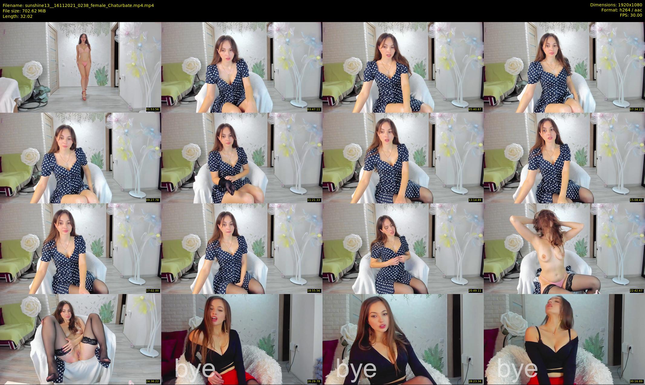 sunshine13_ — 33 minute Chaturbate female cam show recording, 1080p, Nov 16, 2021