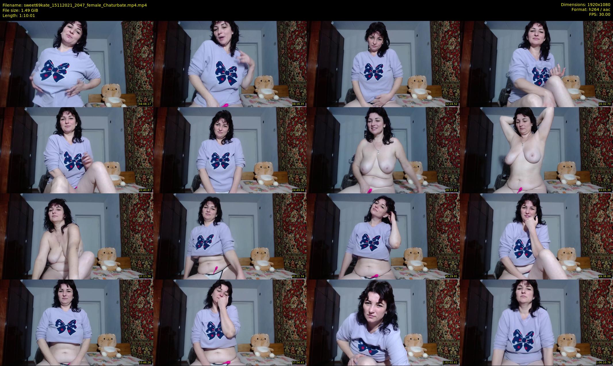 sweet69kate — 71 minute Chaturbate female cam show recording, 1080p, Nov 15, 2021