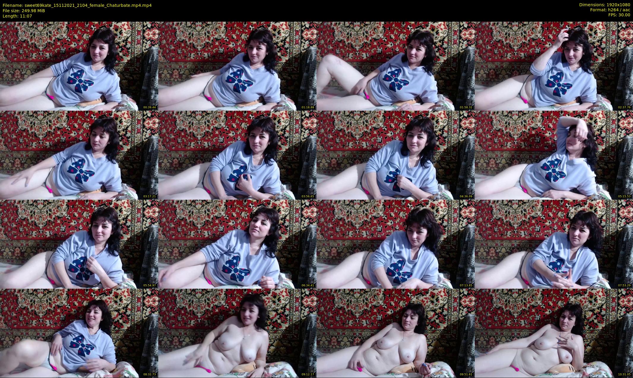 sweet69kate — 12 minute Chaturbate female cam show recording, 1080p, Nov 15, 2021