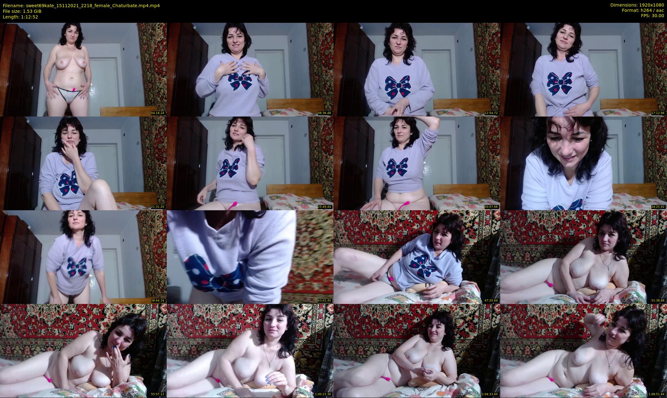 sweet69kate — 73 minute Chaturbate female cam show recording, 1080p, Nov 15, 2021