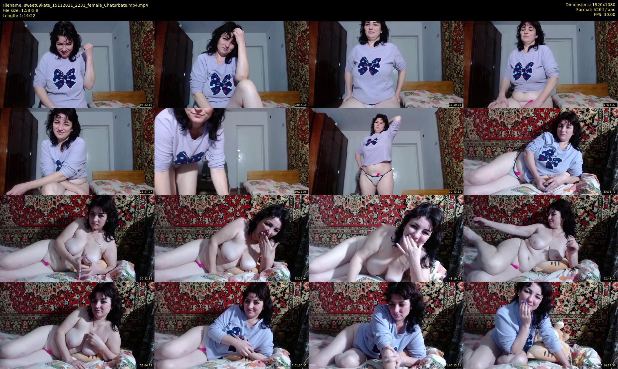 sweet69kate — 75 minute Chaturbate female cam show recording, 1080p, Nov 15, 2021
