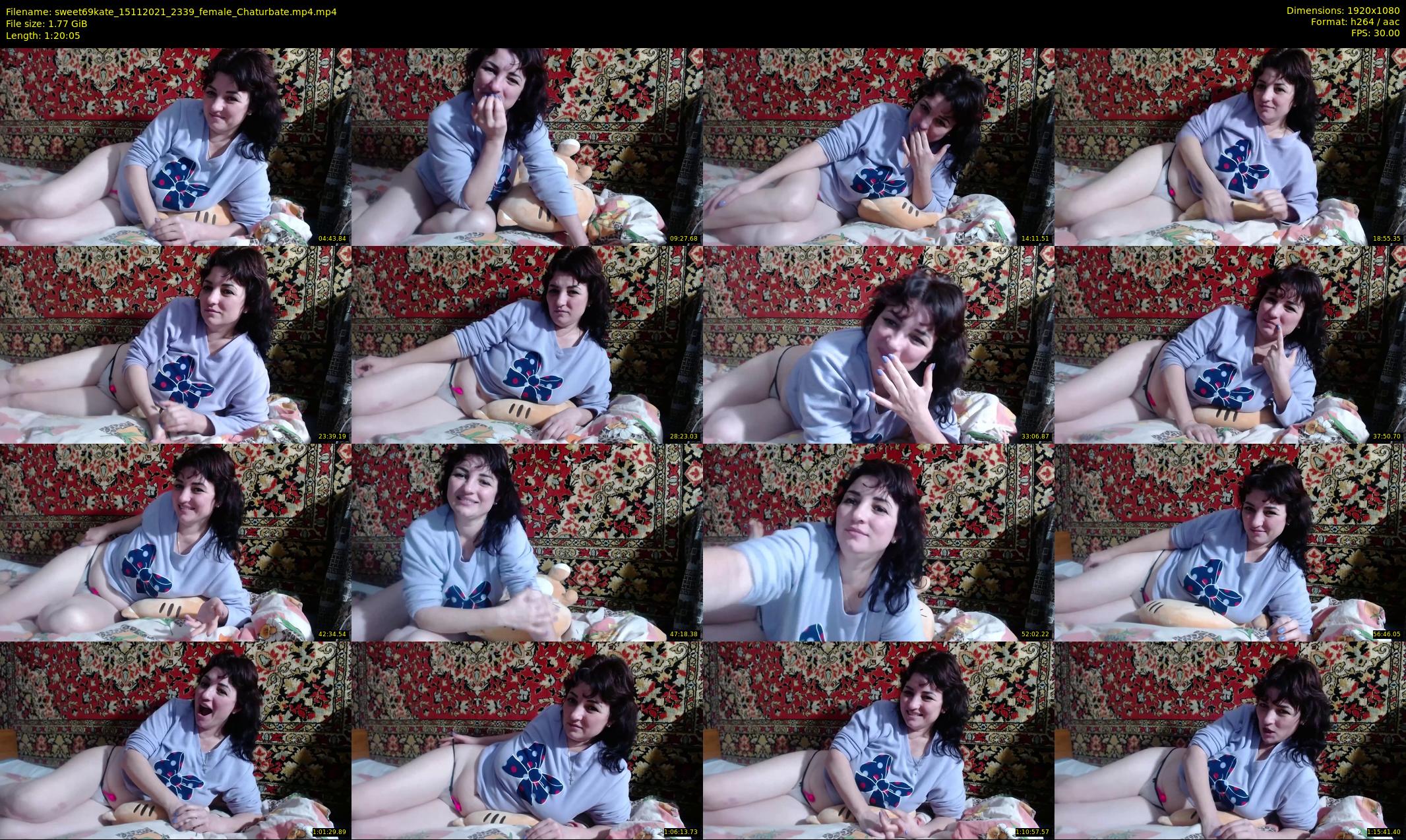 sweet69kate — 81 minute Chaturbate female cam show recording, 1080p, Nov 15, 2021