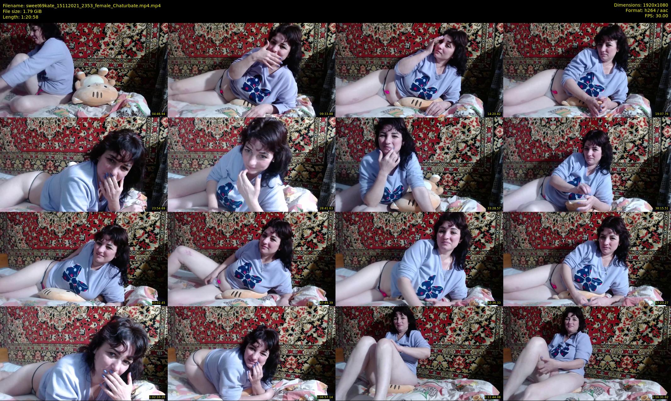 sweet69kate — 81 minute Chaturbate female cam show recording, 1080p, Nov 15, 2021