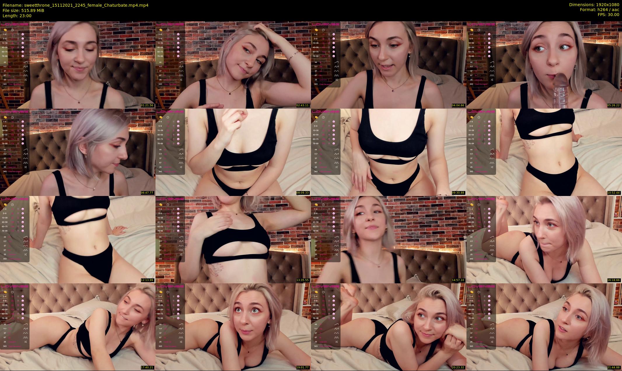 sweetthrone — 23 minute Chaturbate couple cam show recording, 1080p, Nov 15, 2021