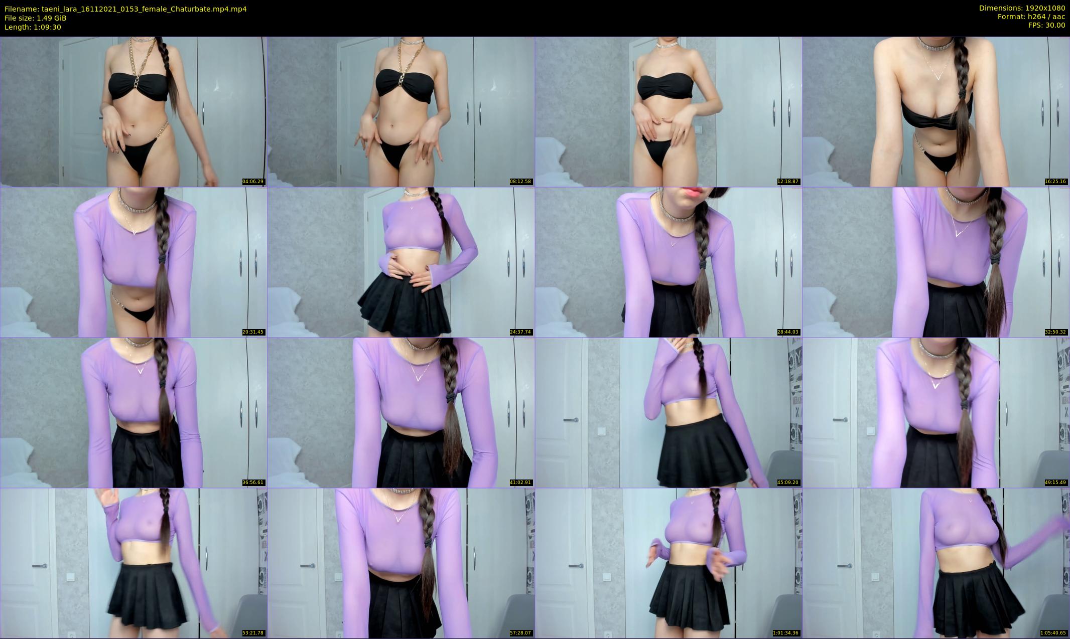taeni_lara — 70 minute Chaturbate female cam show recording, 1080p, Nov 16, 2021
