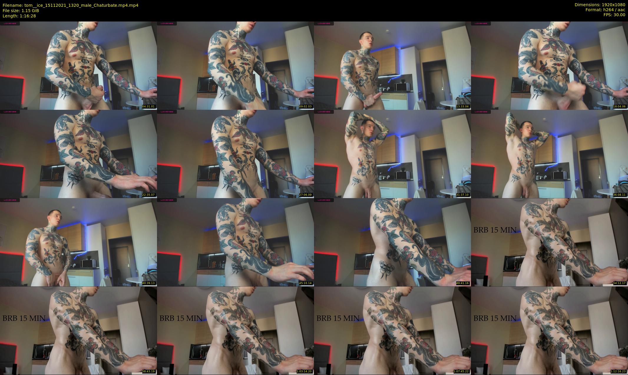 tom__ice — 77 minute Chaturbate male cam show recording, 1080p, Nov 15, 2021