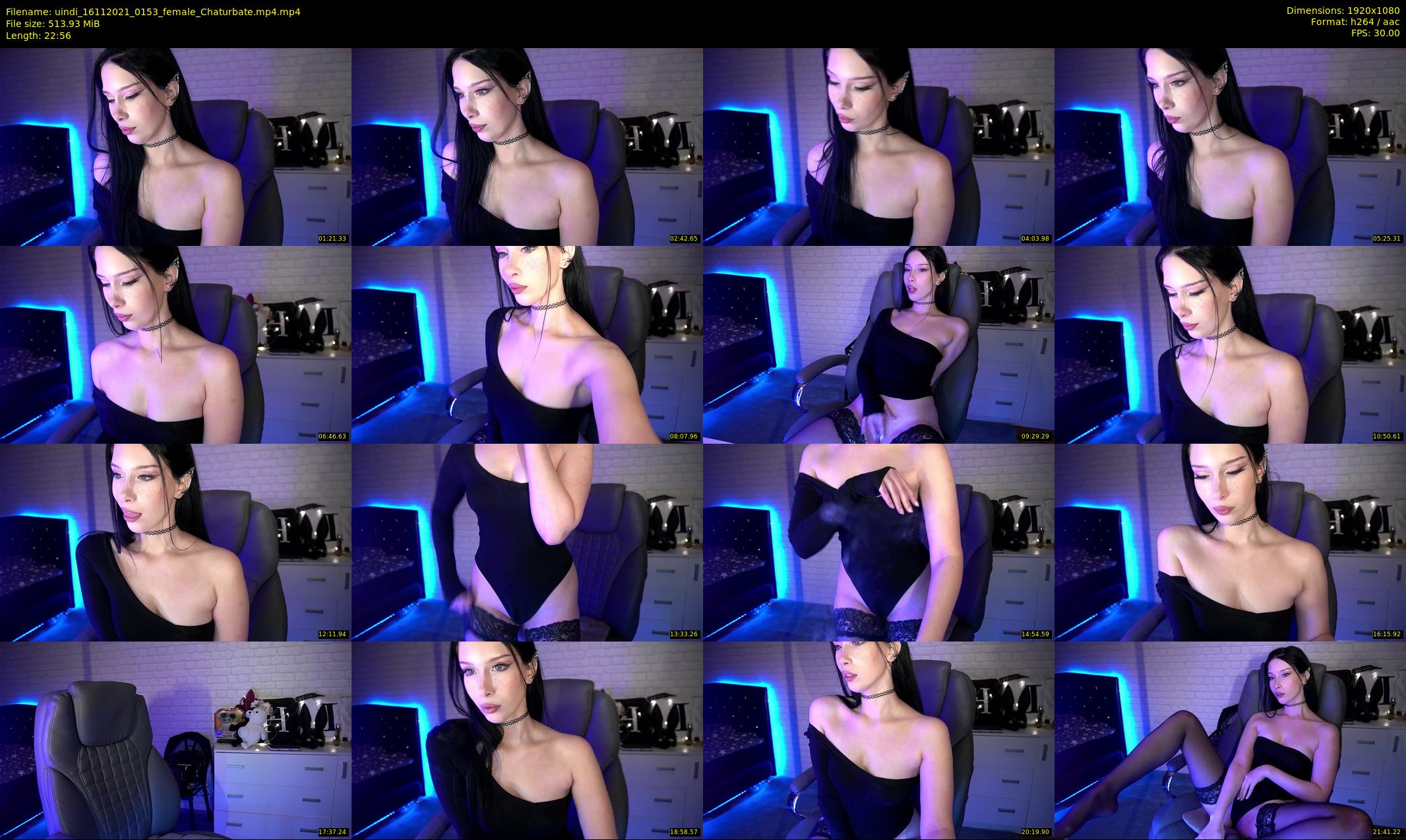 uindi — 23 minute Chaturbate female cam show recording, 1080p, Nov 16, 2021