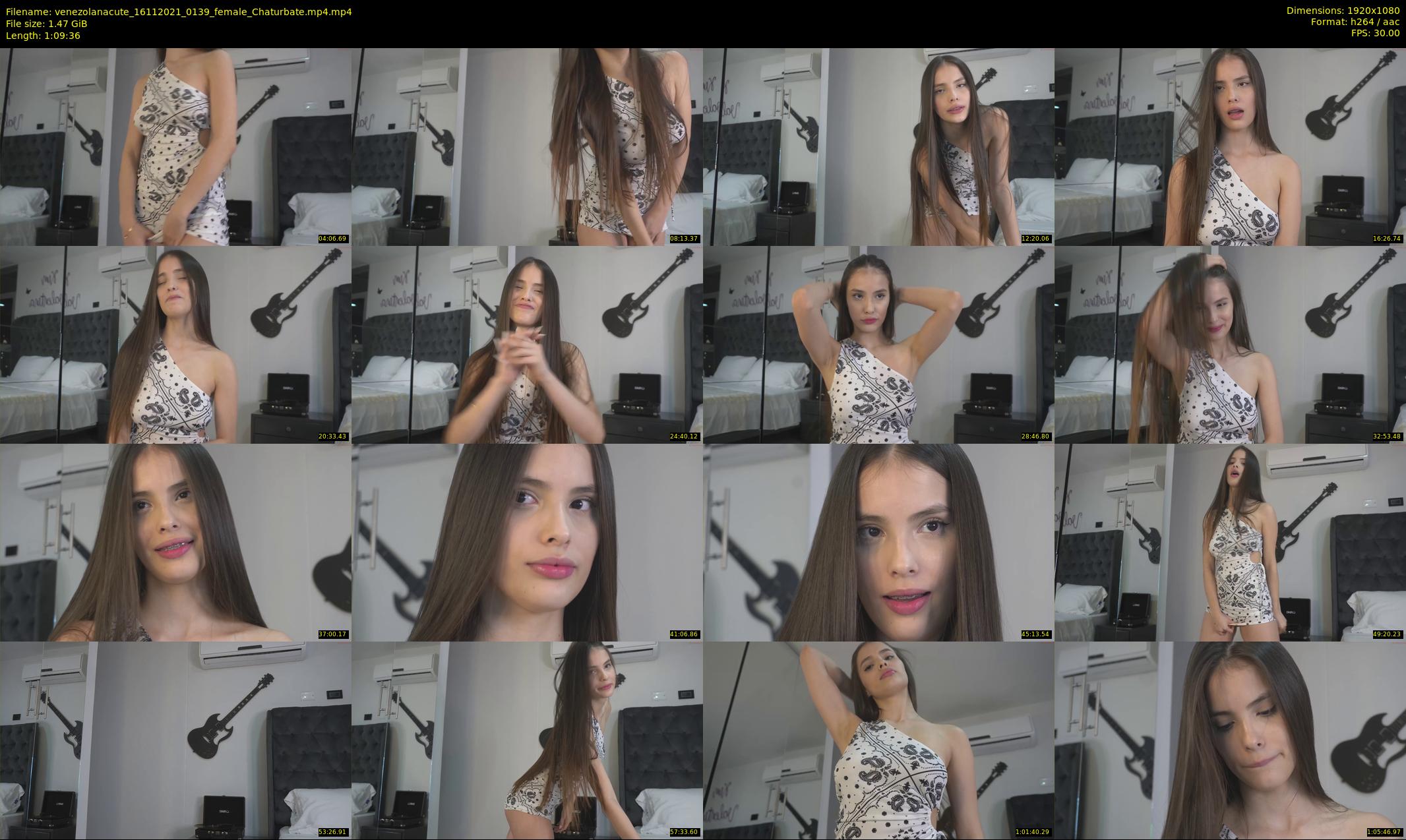 venezolanacute — 70 minute Chaturbate female cam show recording, 1080p, Nov 16, 2021