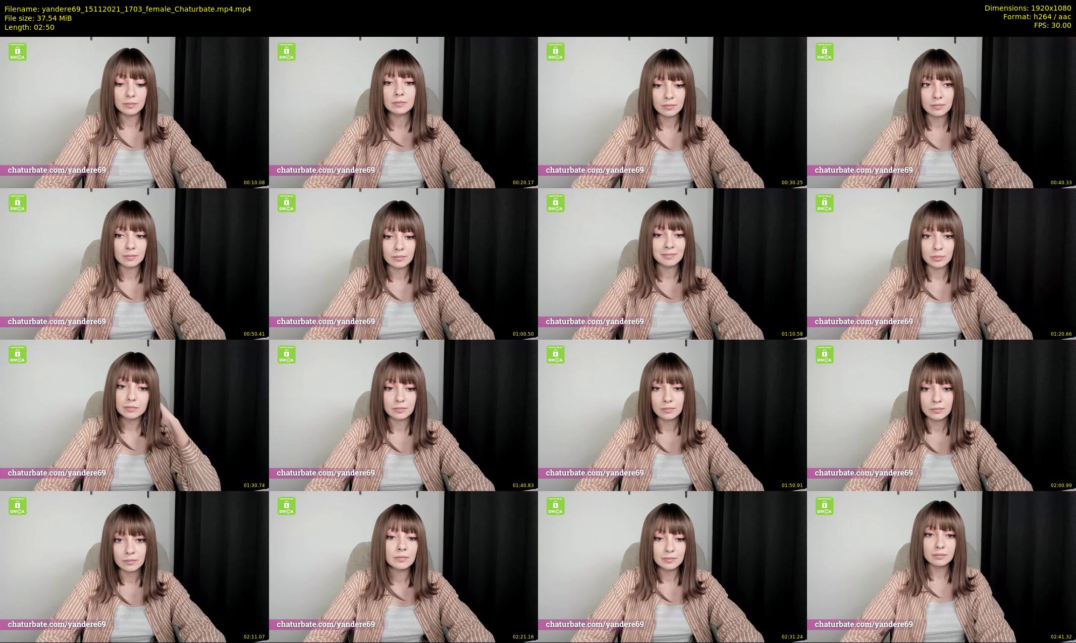 yandere69 — 3 minute Chaturbate female cam show recording, 1080p, Nov 15, 2021