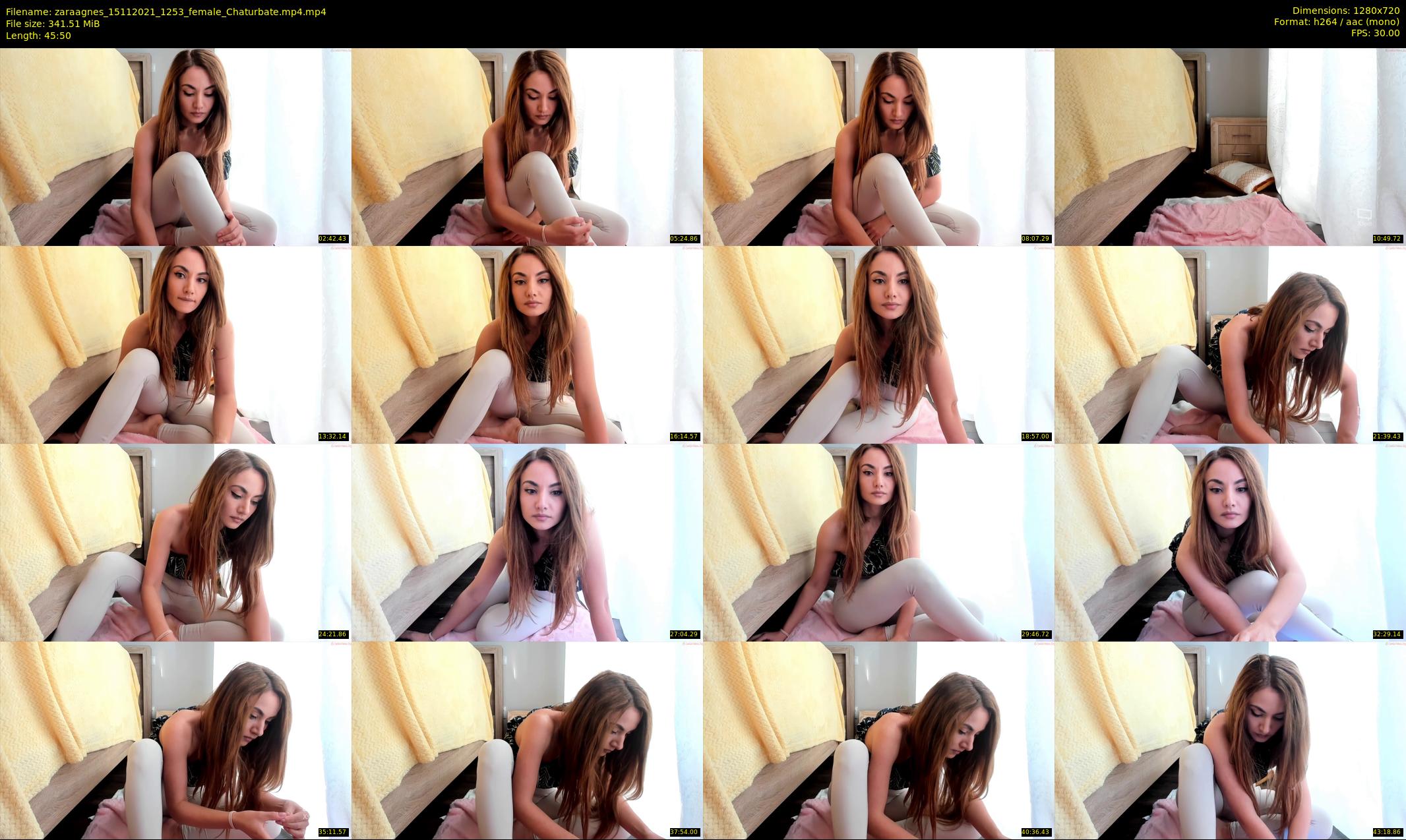 zaraagnes — 46 minute Chaturbate female cam show recording, 720p, Nov 15, 2021