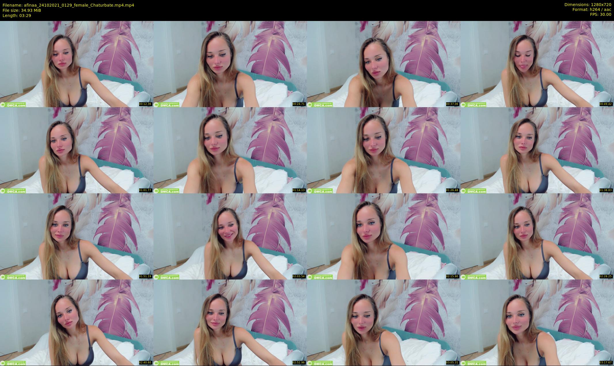 afinaa — 4 minute Chaturbate female cam show recording, 720p, Oct 24, 2021