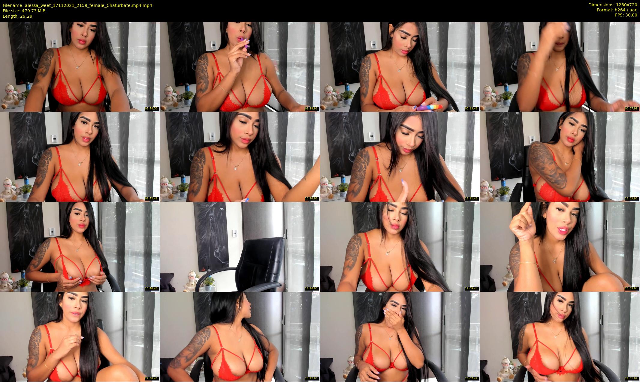 alessa_weet — 30 minute Chaturbate female cam show recording, 720p, Nov 17, 2021
