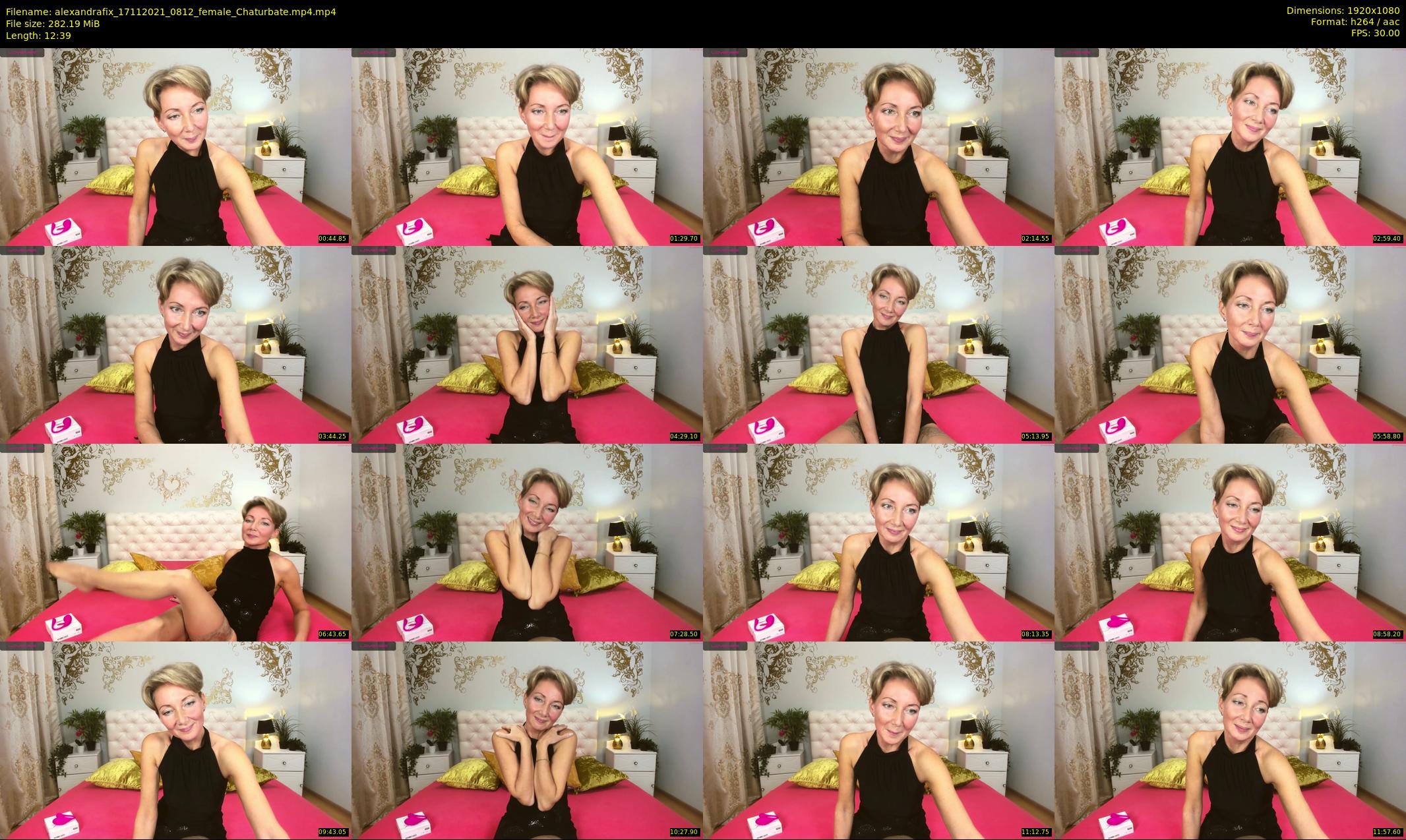 alexandrafix — 13 minute Chaturbate female cam show recording, 1080p, Nov 17, 2021