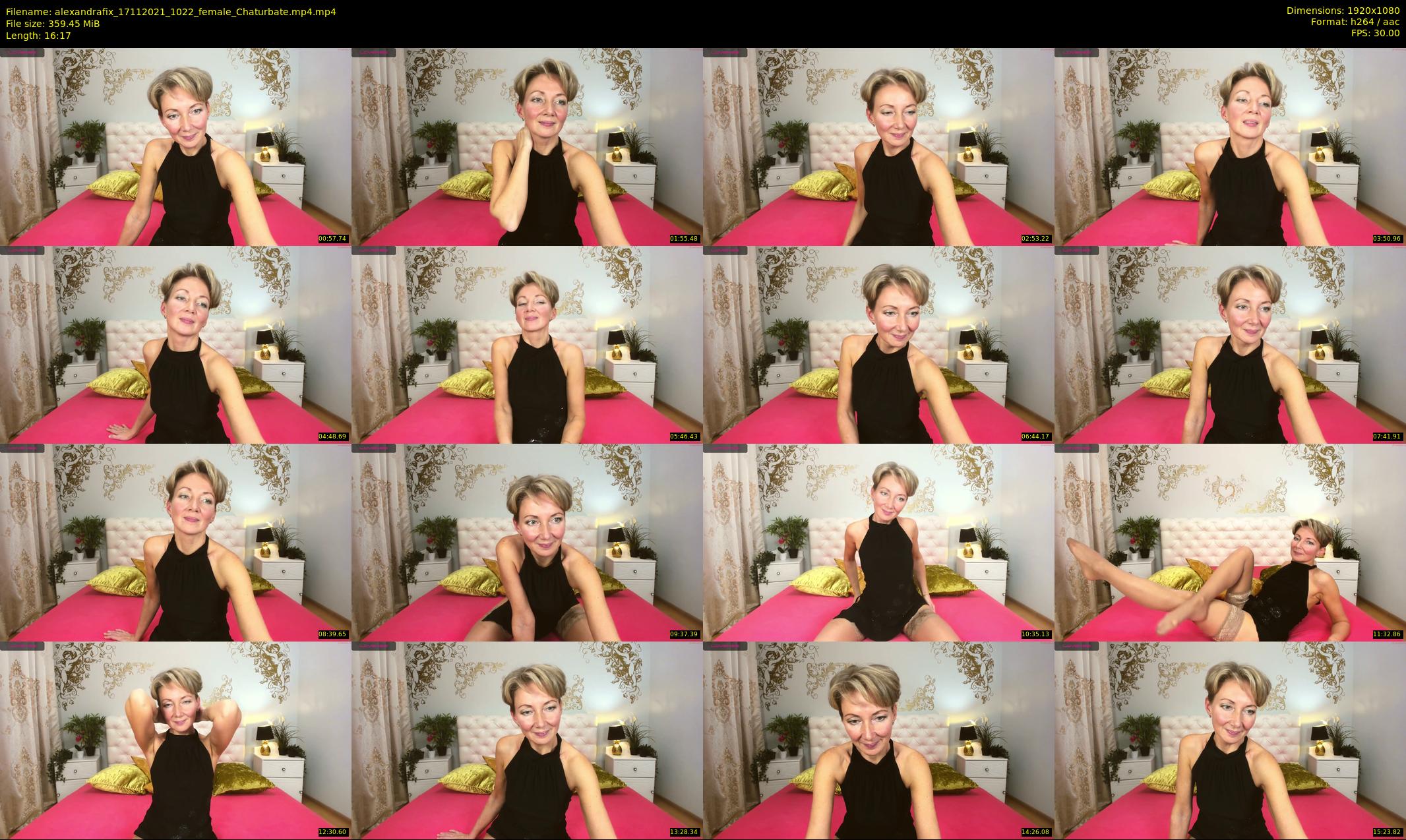 alexandrafix — 17 minute Chaturbate female cam show recording, 1080p, Nov 17, 2021