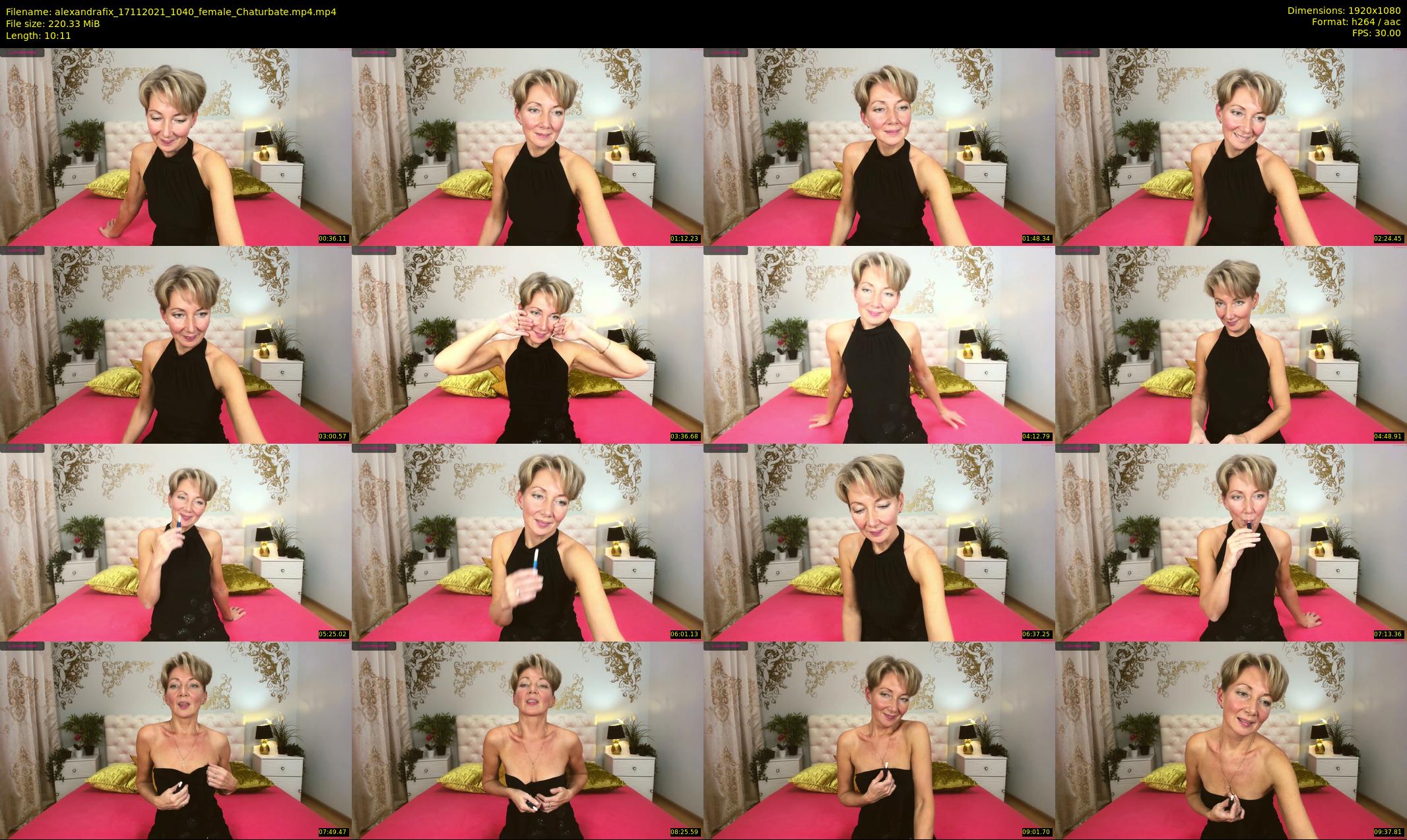 alexandrafix — 11 minute Chaturbate female cam show recording, 1080p, Nov 17, 2021