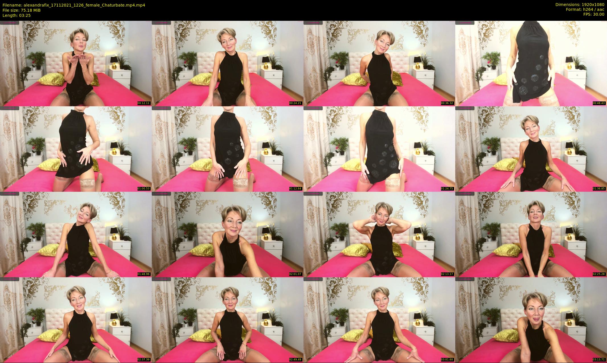 alexandrafix — 4 minute Chaturbate female cam show recording, 1080p, Nov 17, 2021