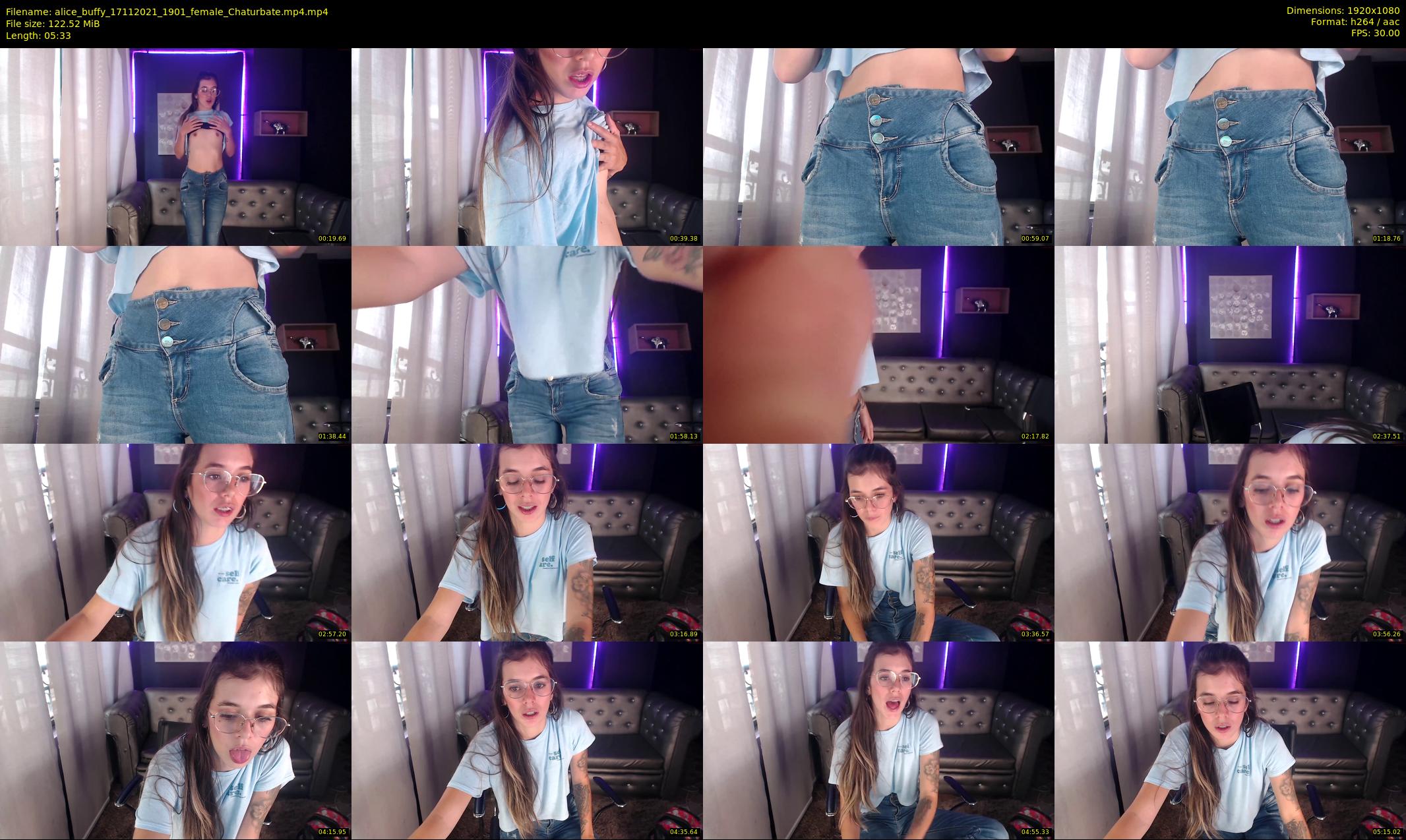 alice_buffy — 6 minute Chaturbate female cam show recording, 1080p, Nov 17, 2021