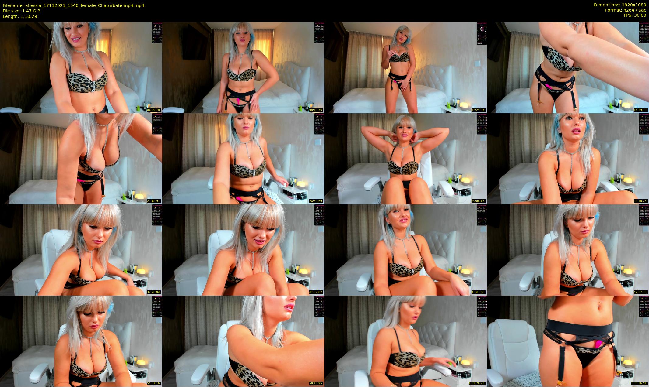 aliessia — 71 minute Chaturbate female cam show recording, 1080p, Nov 17, 2021
