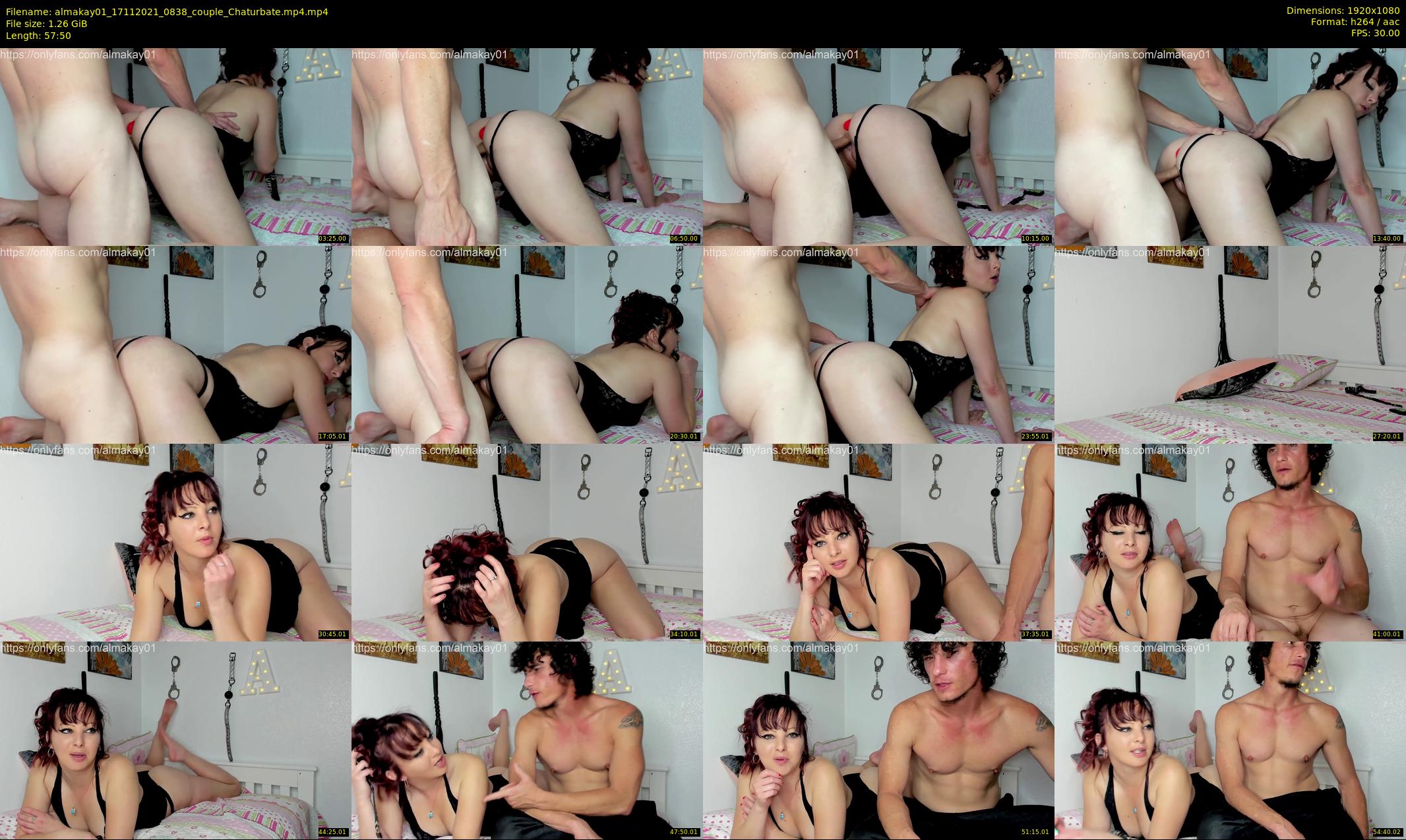 almakay01 — 58 minute Chaturbate couple cam show recording, 1080p, Nov 17, 2021