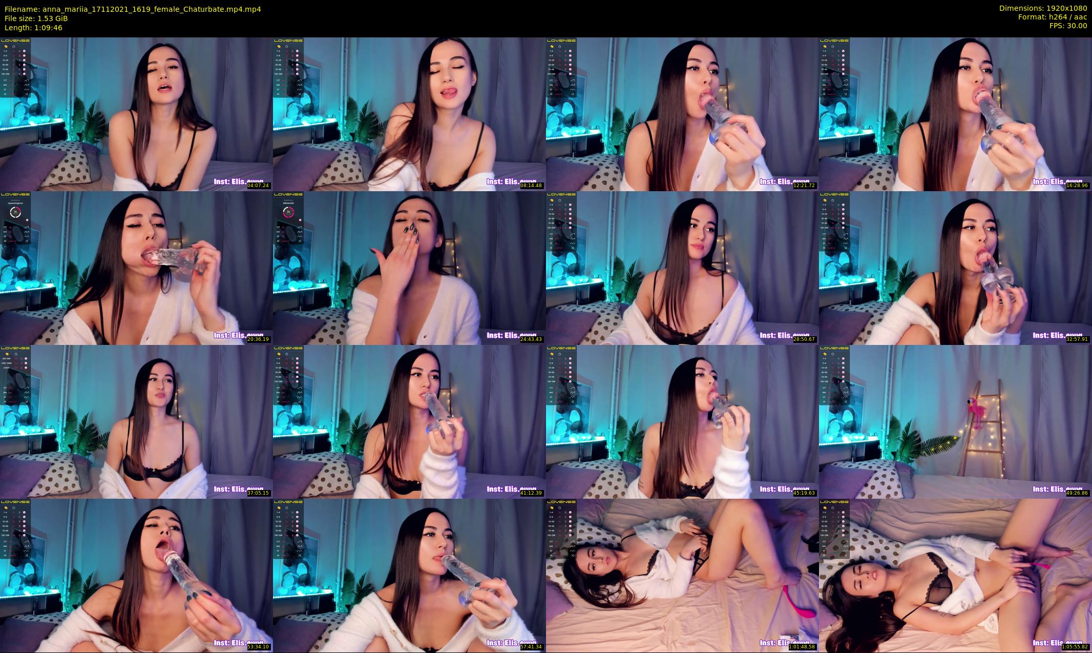 anna_mariia — 70 minute Chaturbate couple cam show recording, 1080p, Nov 17, 2021