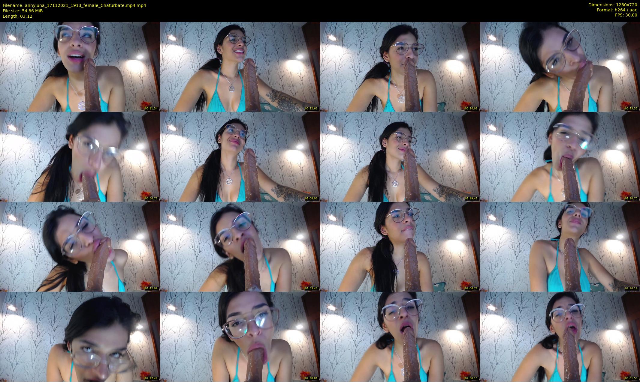 annyluna — 4 minute Chaturbate female cam show recording, 720p, Nov 17, 2021